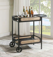 ACME Colson - Serving Cart - Black Finish | Meri Furniture