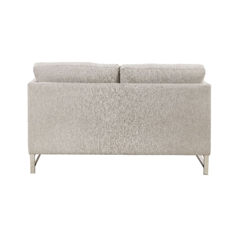ACME Varali - Loveseat - Beige Linen | Meri Furniture