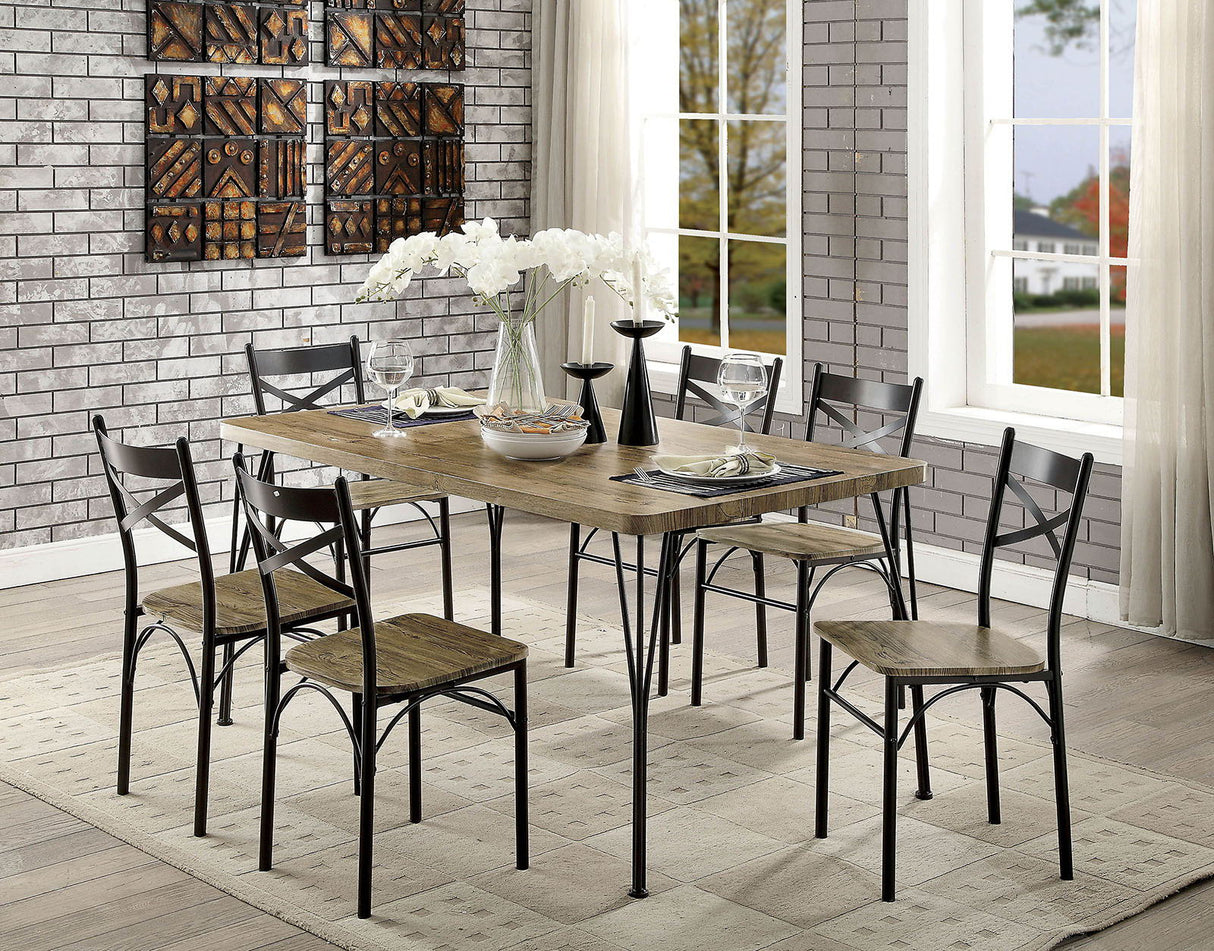 Furniture of America Banbury - Dining Table Set | Meri Furniture