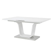 ACME Kamaile - Dining Table With Leaf - White High | Meri Furniture