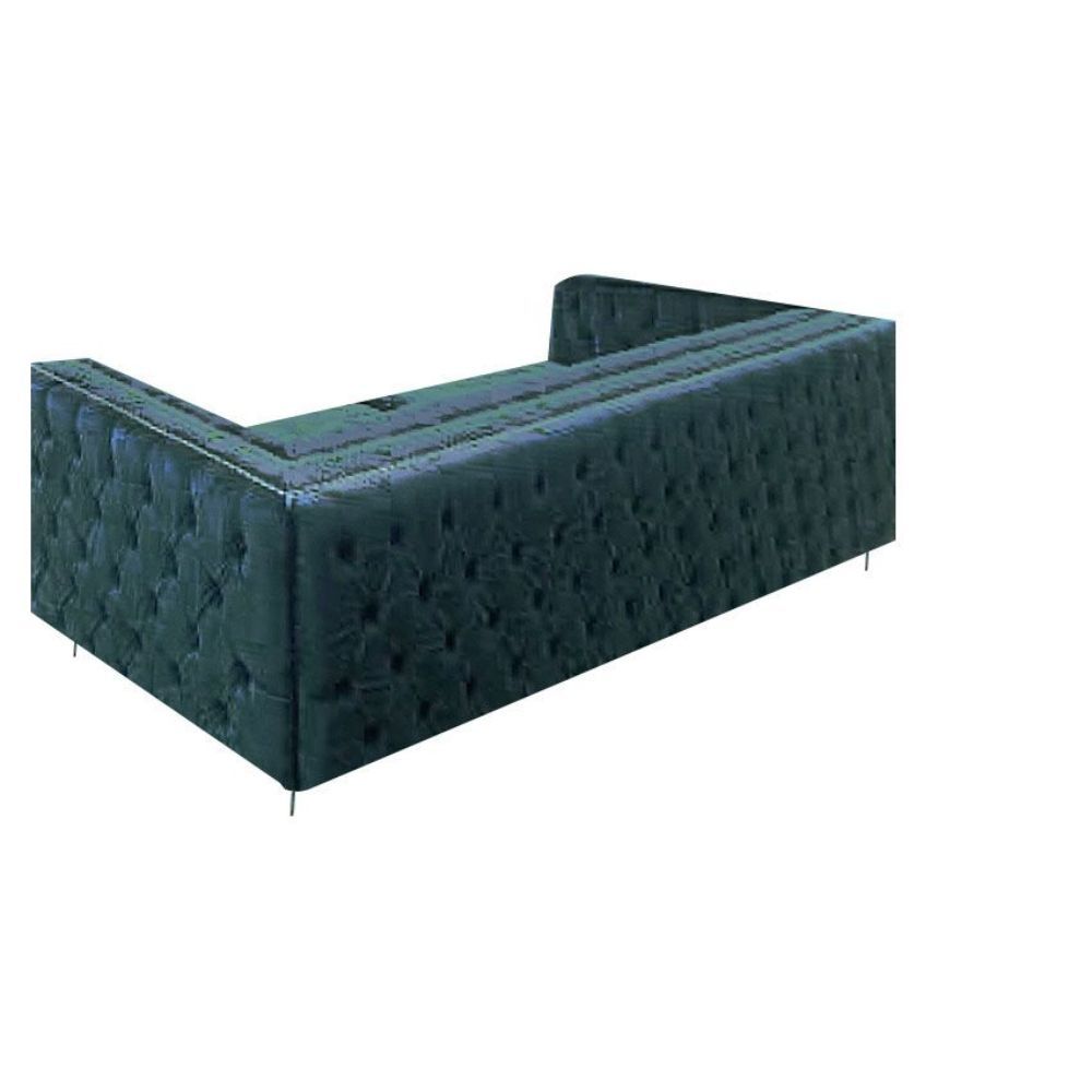 ACME Gillian - Sofa - Dark Teal Velvet | Meri Furniture