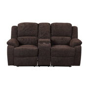 ACME Madden - Loveseat - Brown Chenille | Meri Furniture
