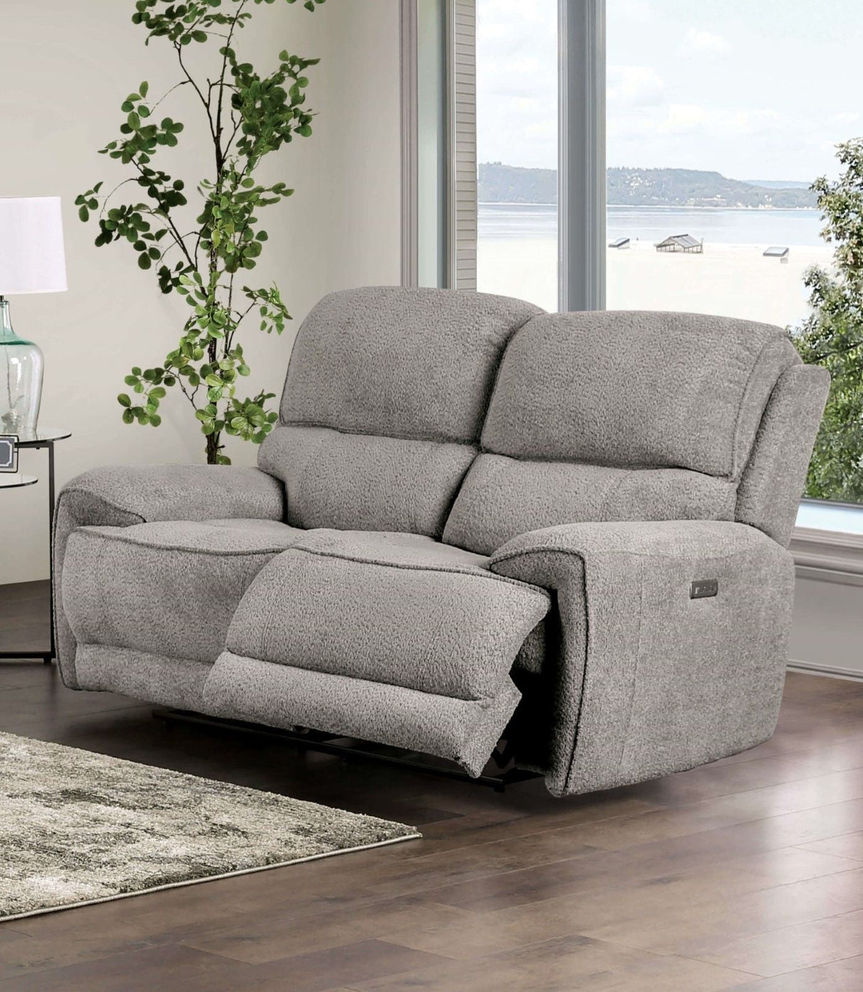 Furniture of America Morcote - Power Loveseat | Meri Furniture