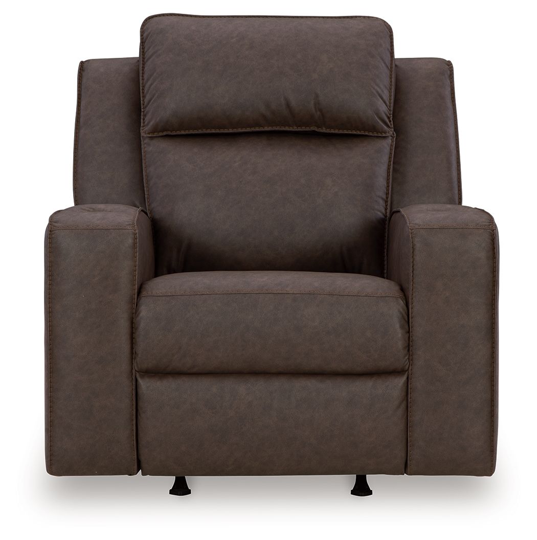 Signature Design by Ashley® Lavenhorne - Granite - Rocker Recliner | Meri Furniture