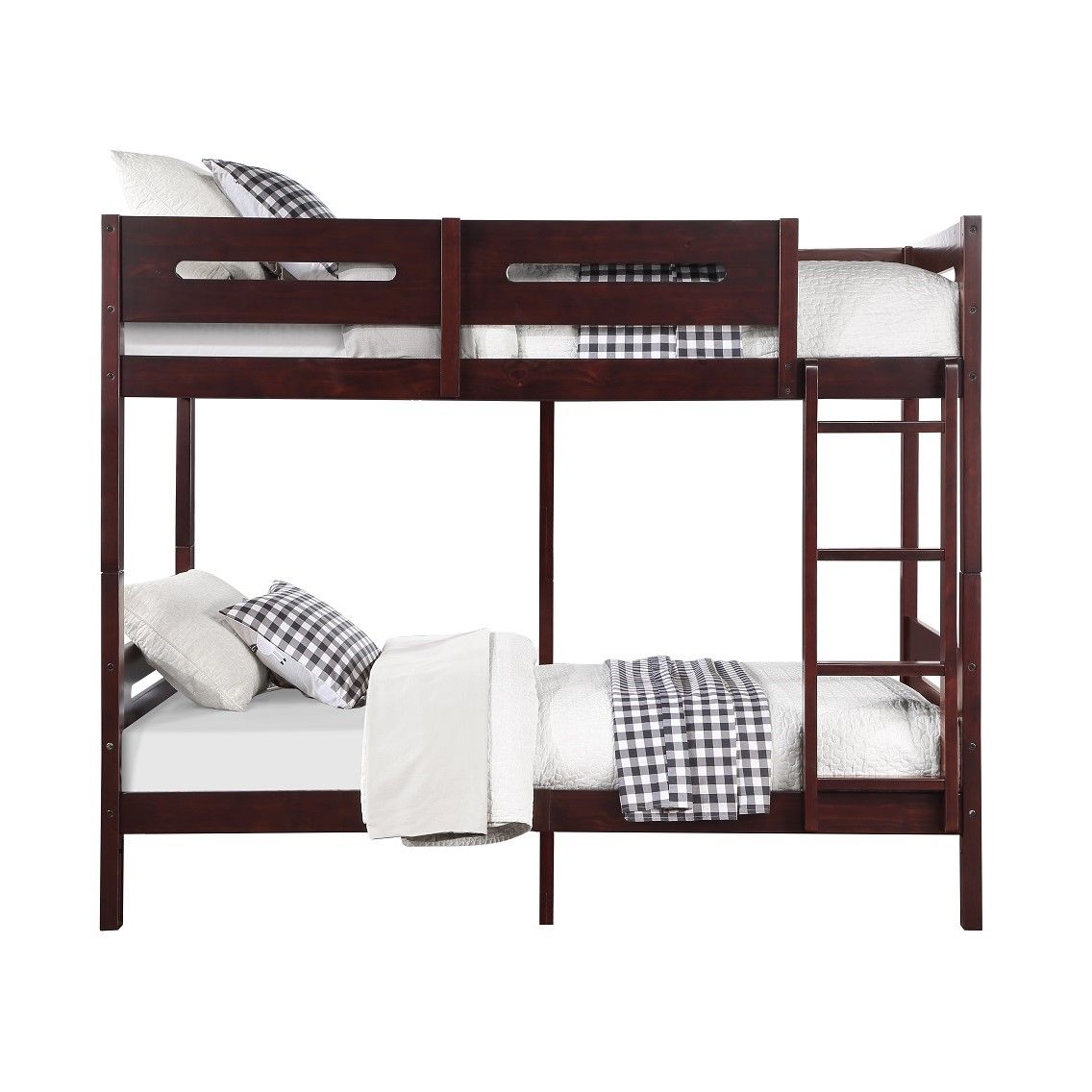 ACME Nissa - Twin Over Twin Bunk Bed - Espresso | Meri Furniture