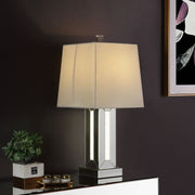 ACME Noralie - Table Lamp - Mirrored & Faux Stones - 32" | Meri Furniture