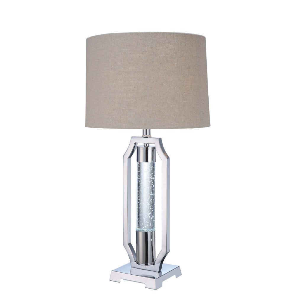 ACME Cici - Table Lamp - Chrome - 28" | Meri Furniture