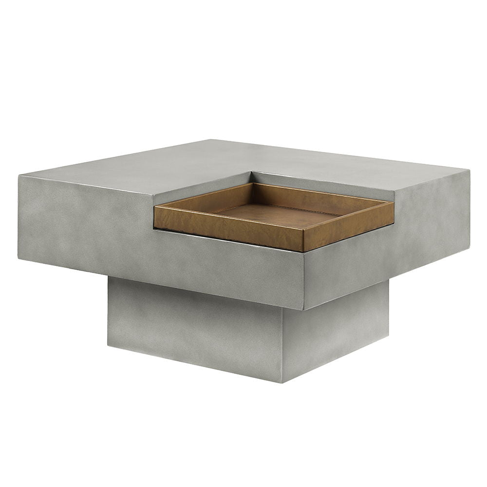 ACME Kailano - Coffee Table - Weathered Gray | Meri Furniture