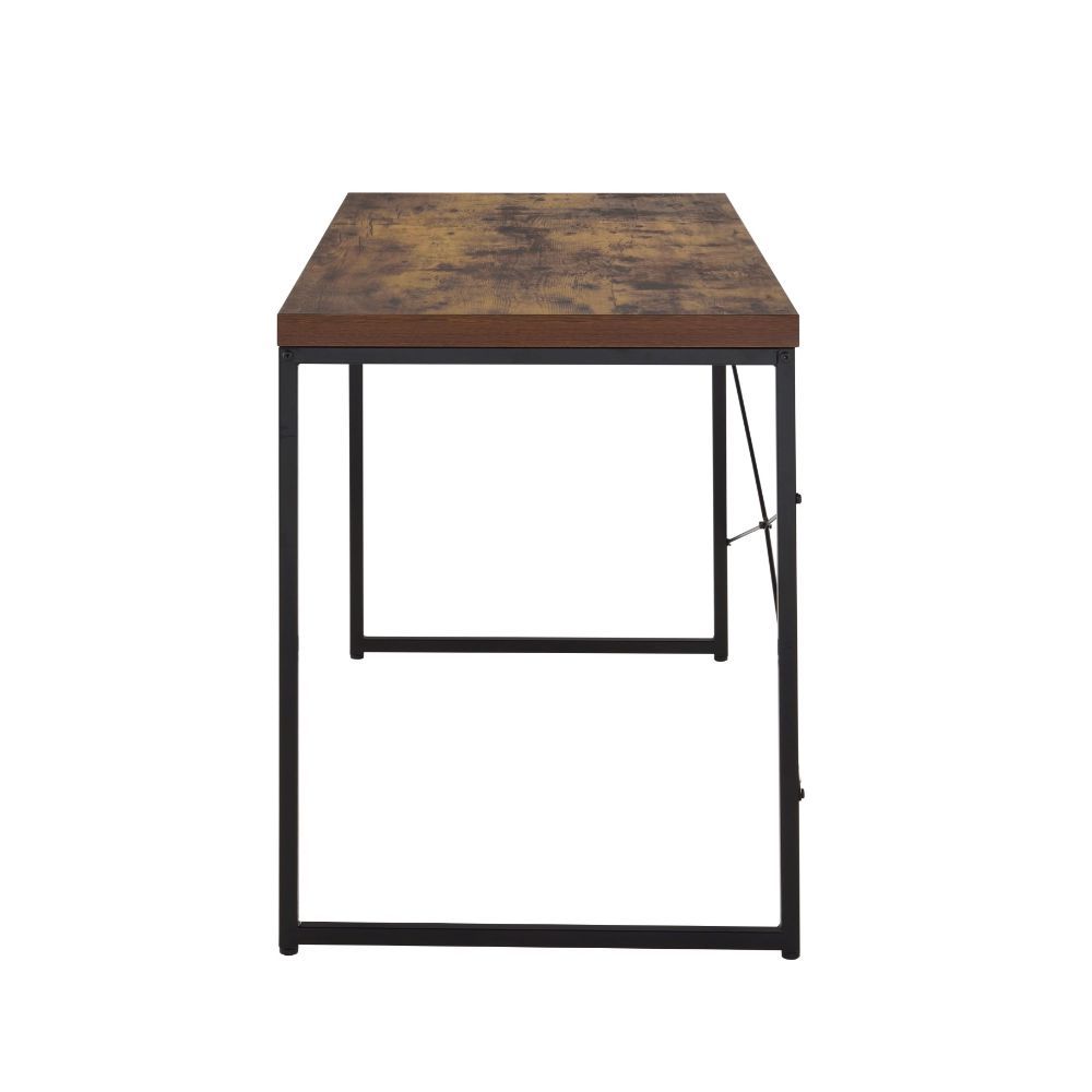 ACME Bob - Desk - Weathered Oak & Black | Meri Furniture