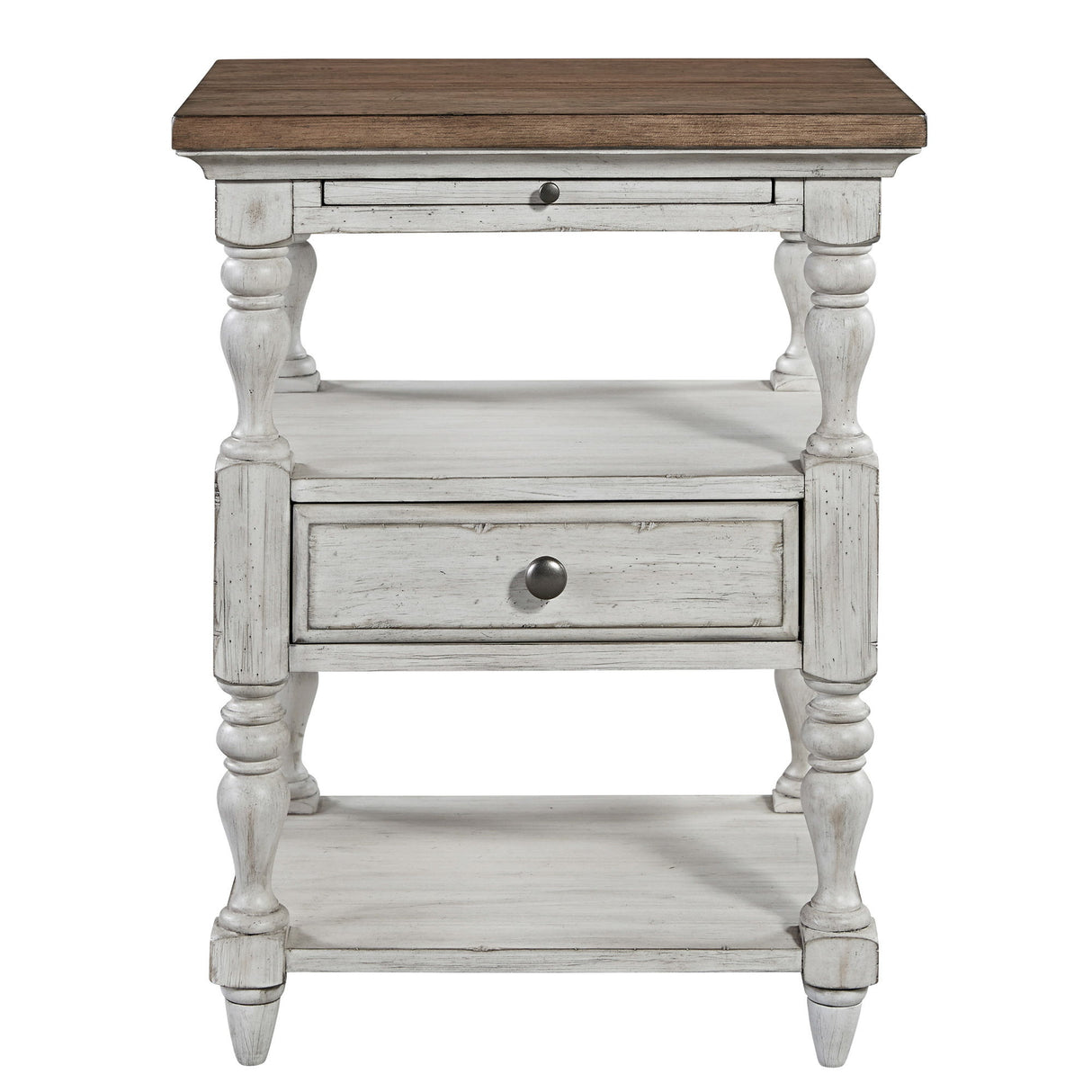 Liberty Furniture Farmhouse Reimagined - 1 Drawer Nightstand - White | Meri Furniture