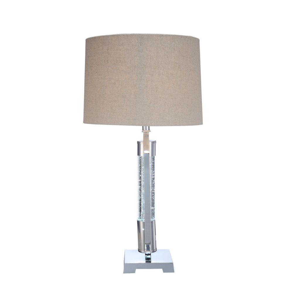 ACME Cici - Table Lamp - Chrome - 28" | Meri Furniture