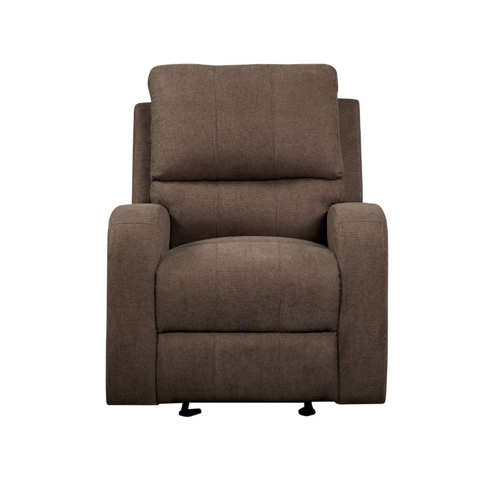 ACME Livino - Recliner - Brown Fabric | Meri Furniture