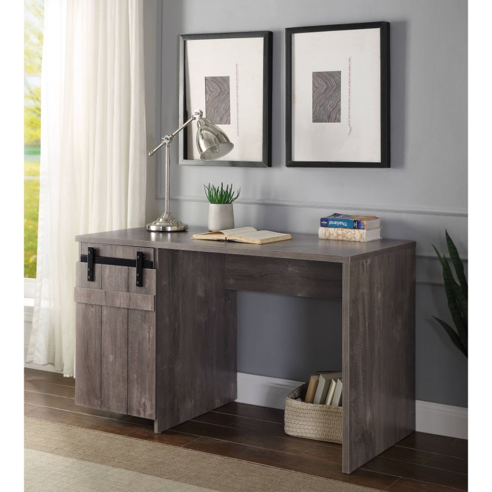 ACME Bellarosa - Desk - Gray Washed | Meri Furniture