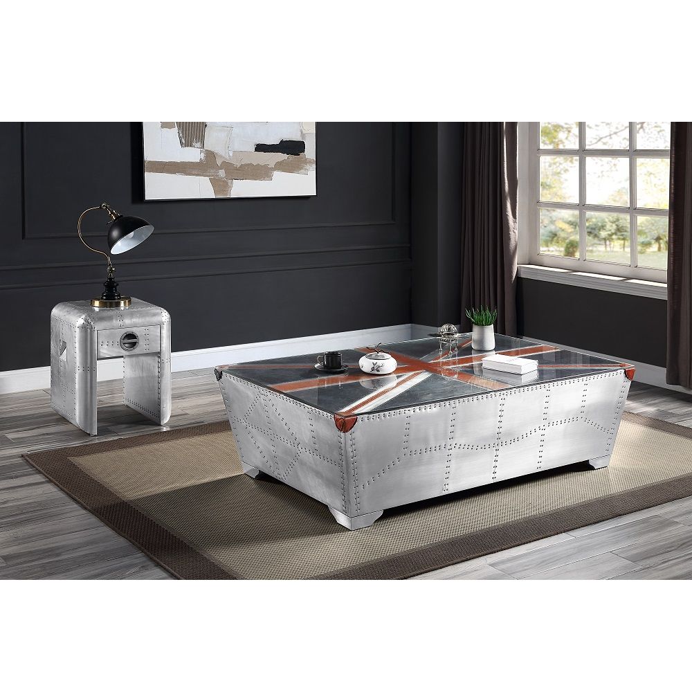 ACME Brancaster - Coffee Table - White | Meri Furniture