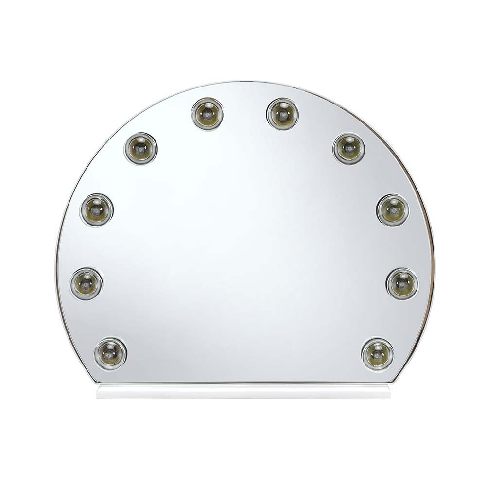 ACME Alma - Accent Mirror - White Finish | Meri Furniture
