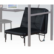 ACME Senon - Chair - Silver & Black | Meri Furniture
