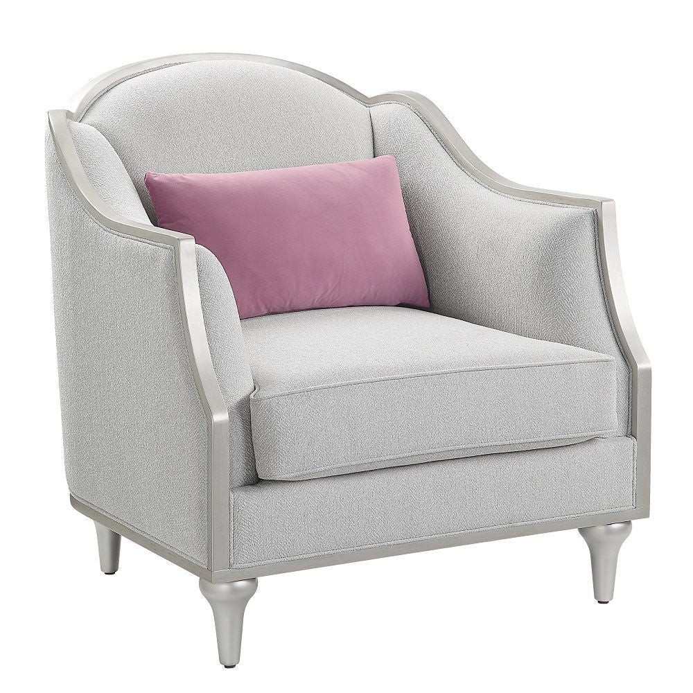 ACME Kasa Chair - Beige Linen | Meri Furniture