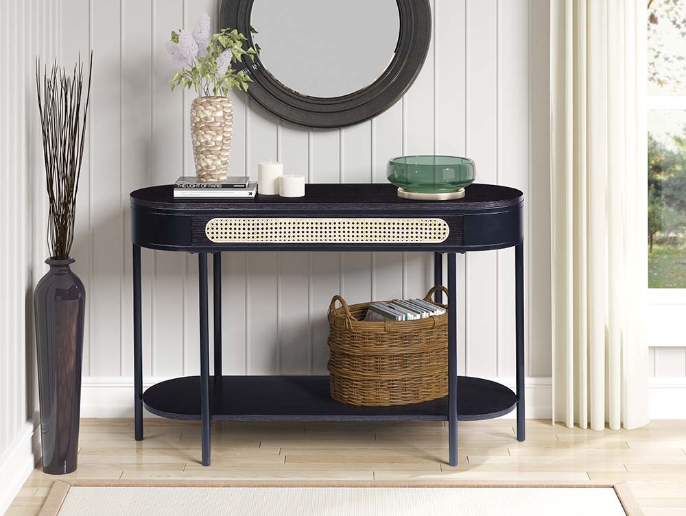 ACME Colson - End Table - Black Finish - 30" | Meri Furniture