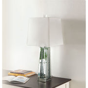 ACME Noralie - Table Lamp - Mirrored & Faux Diamonds - 35" | Meri Furniture