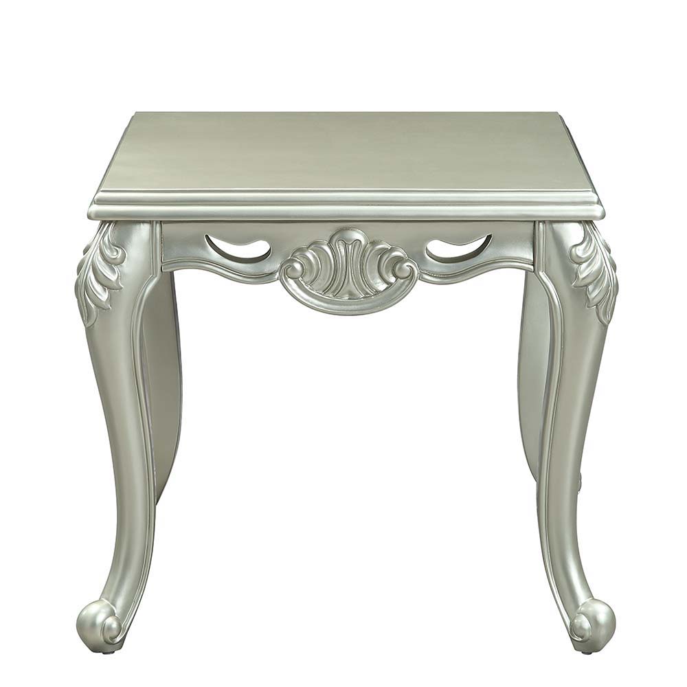 ACME Qunsia - End Table - Champagne Finish | Meri Furniture