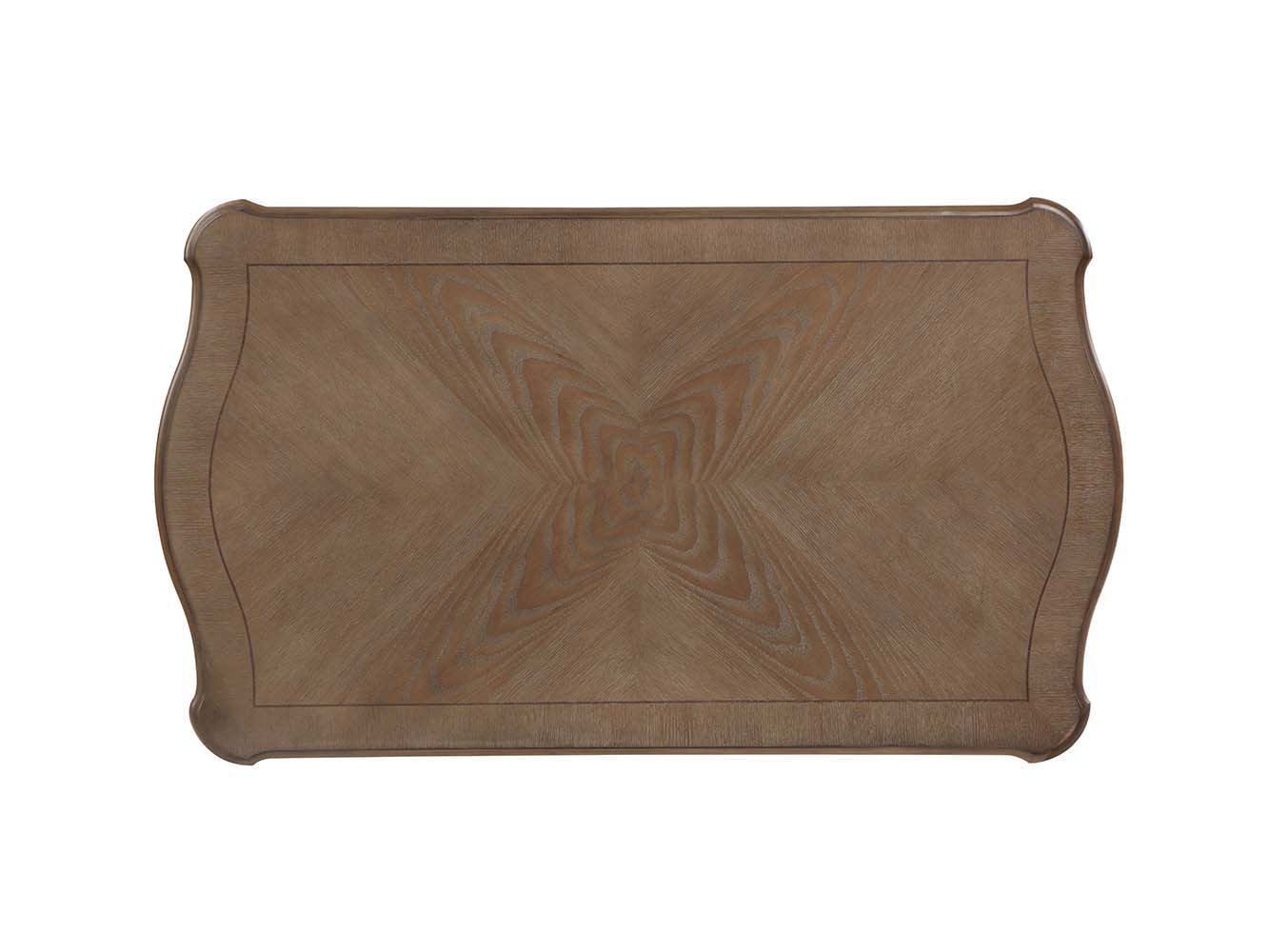 ACME Florian - Coffee Table - Oak & Antique White Finish | Meri Furniture