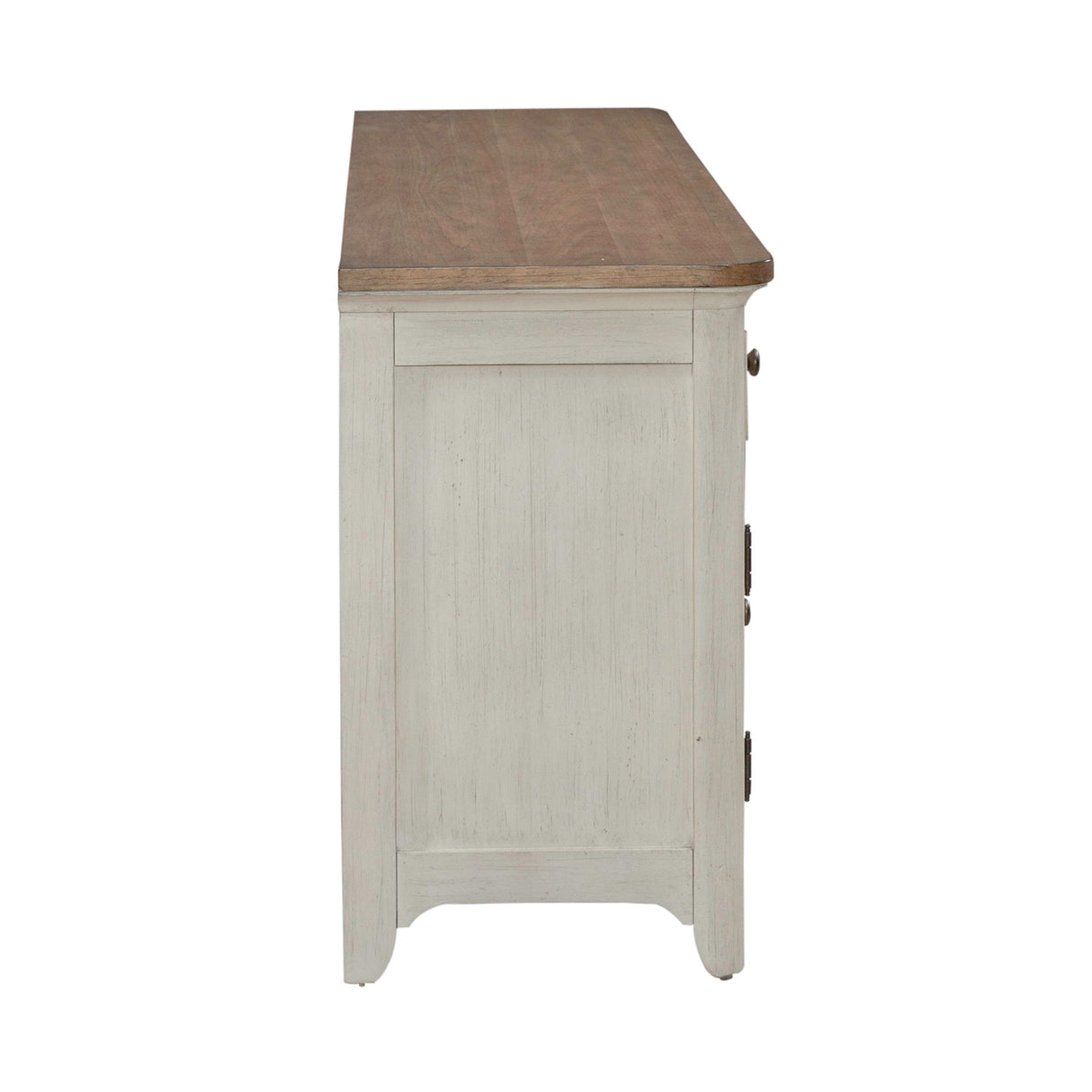 Liberty Furniture 79" Fireplace TV Console - Medium Brown | Meri Furniture