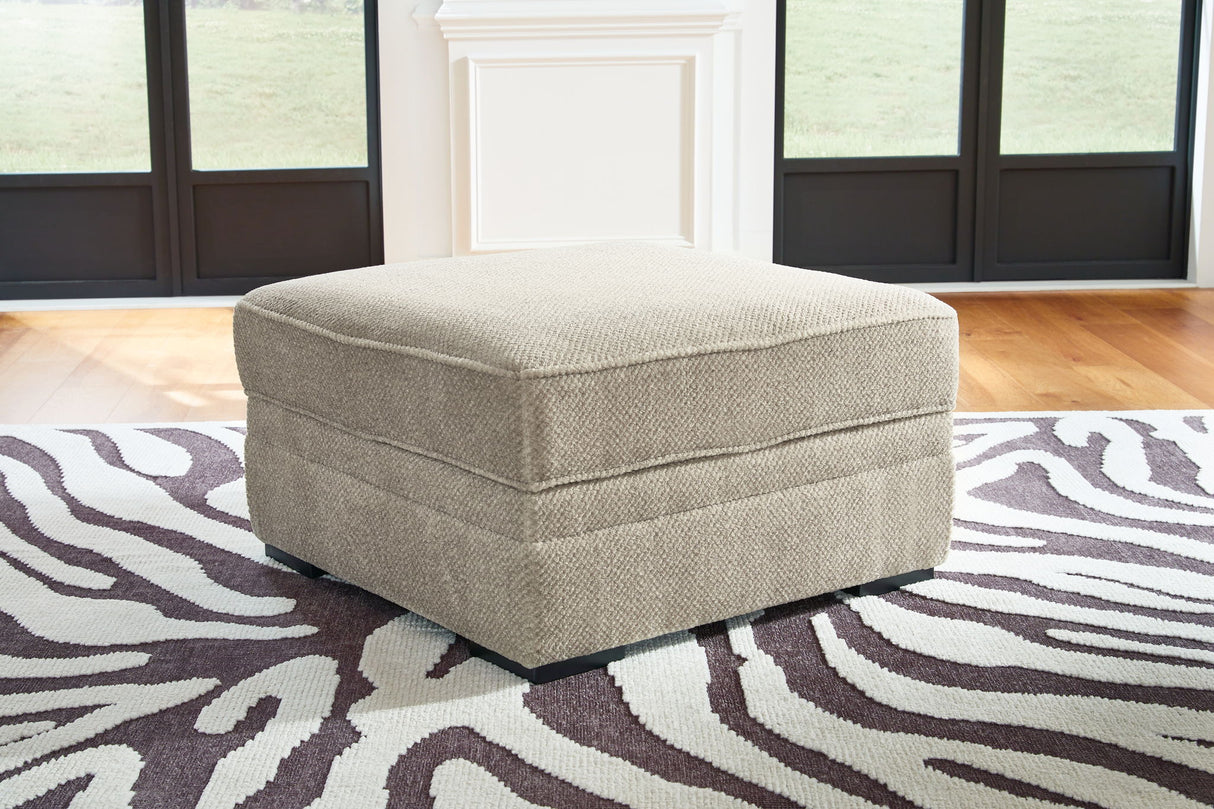 Benchcraft® Calnita - Sisal - Ottoman With Storage | Meri Furniture