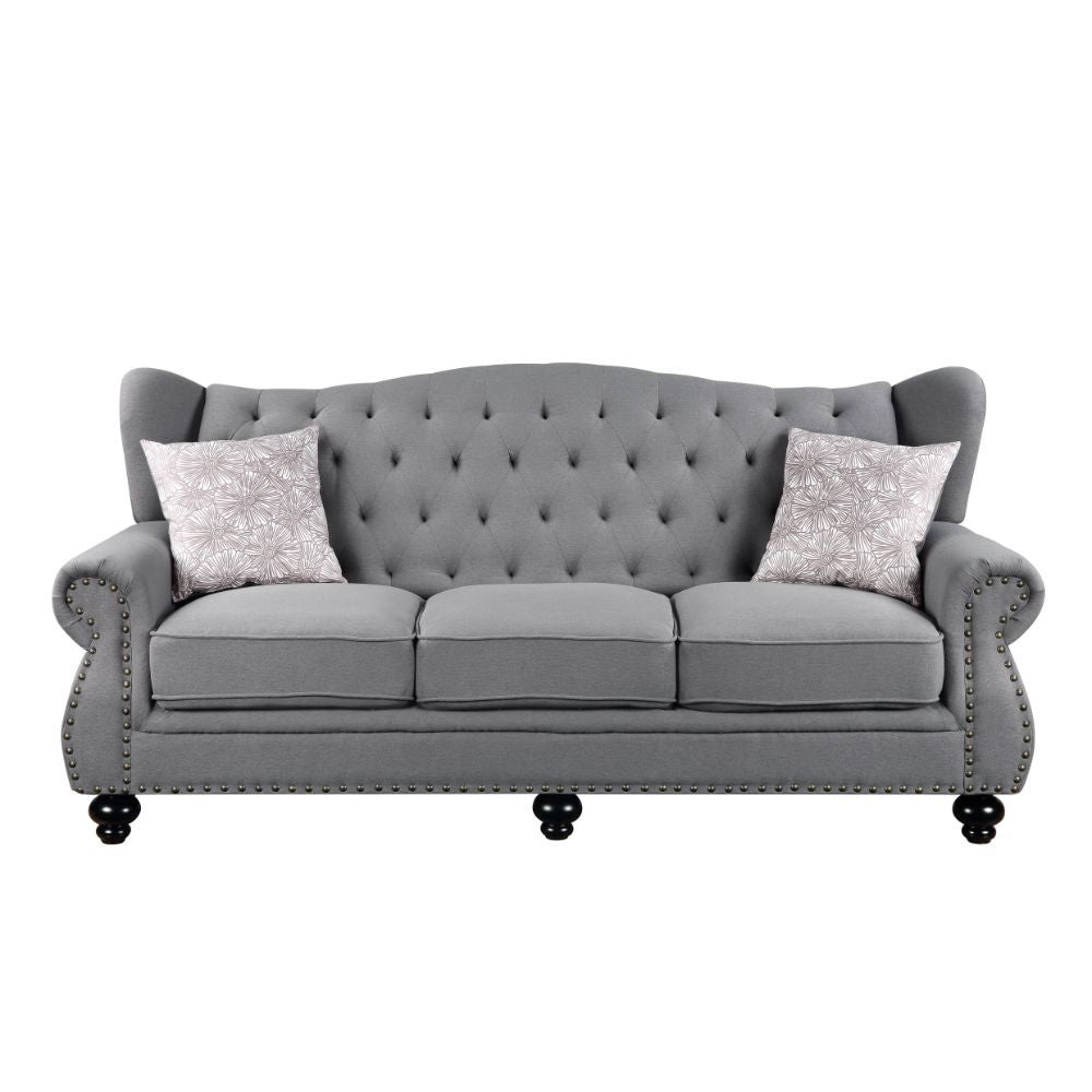 ACME Hannes - Sofa - Gray Fabric | Meri Furniture