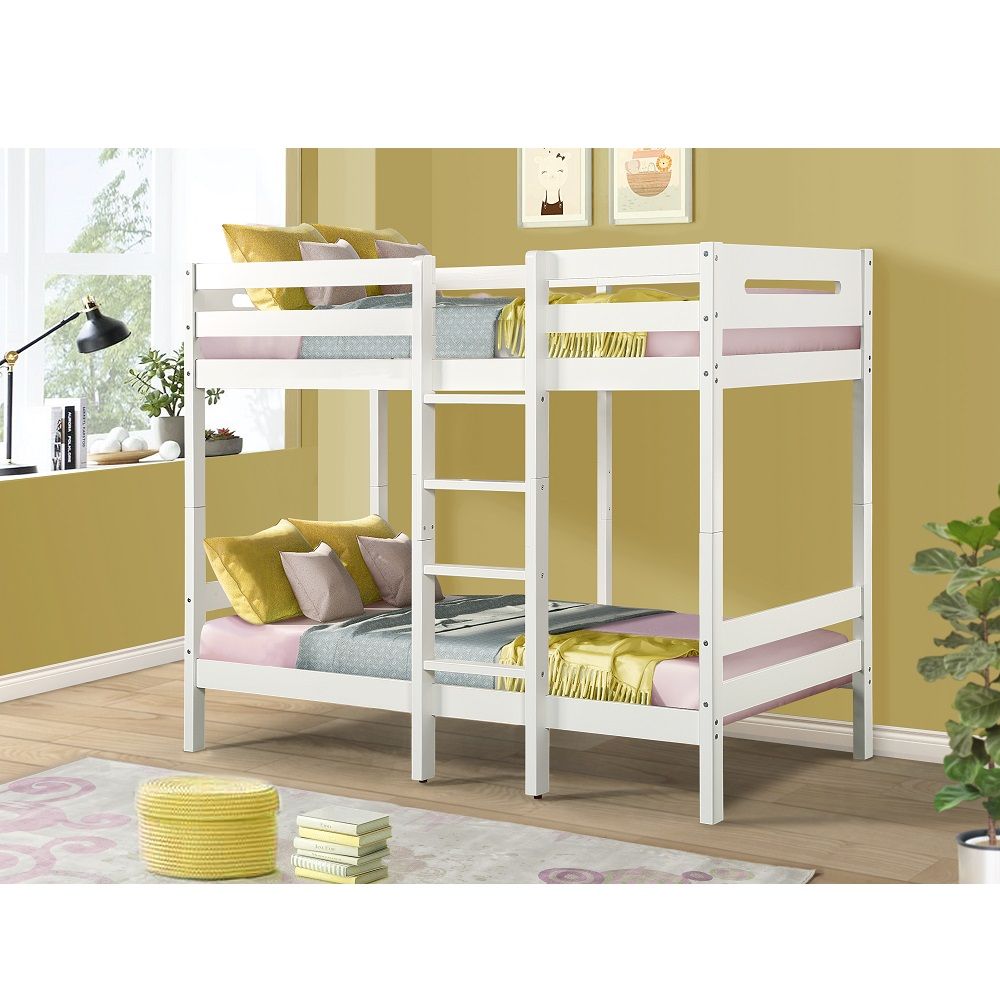 ACME Esin - Twin Over Twin Bunk Bed - White | Meri Furniture