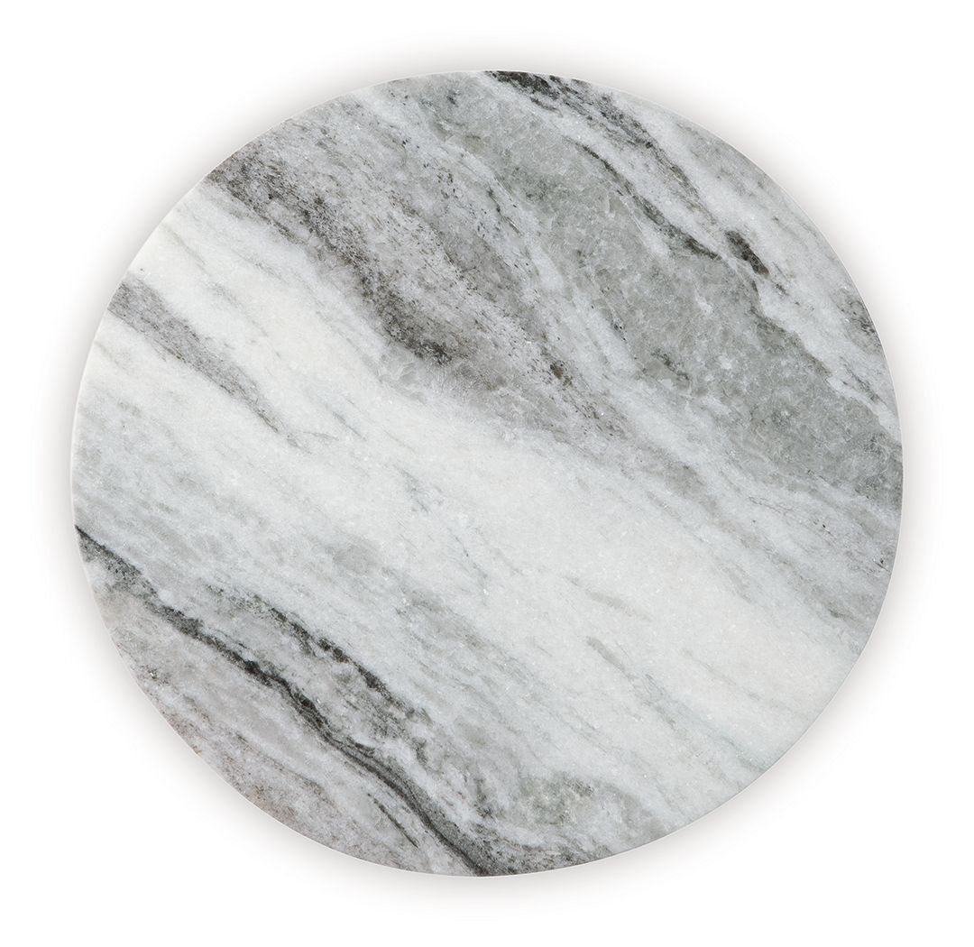 Signature Design by Ashley® Keithwell - Gray - Round Accent Table | Meri Furniture