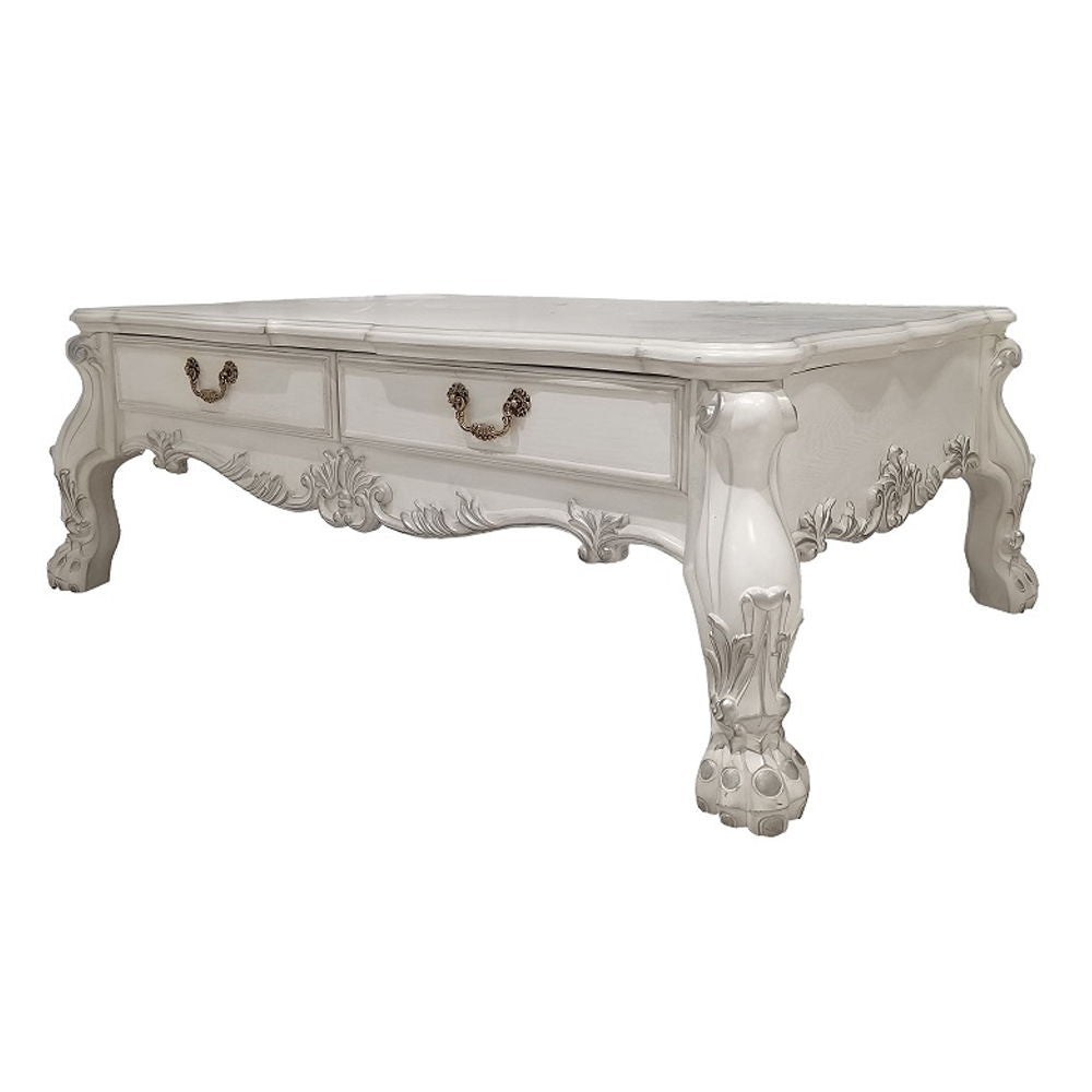 ACME Dresden - Coffee Table - Bone White | Meri Furniture