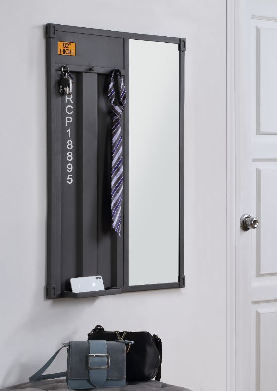 ACME Cargo - Mirror - Gunmetal Finish | Meri Furniture