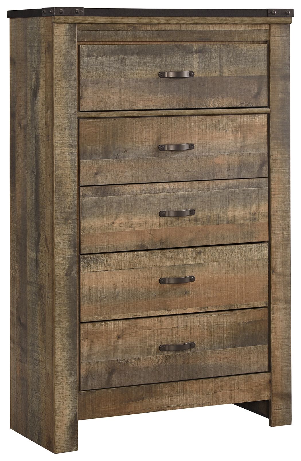 Ashley Furniture Trinell - Brown - Five Drawer Chest | Meri Furniture
