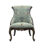 ACME Ameena - Accent Chair - Fabric & Espresso | Meri Furniture