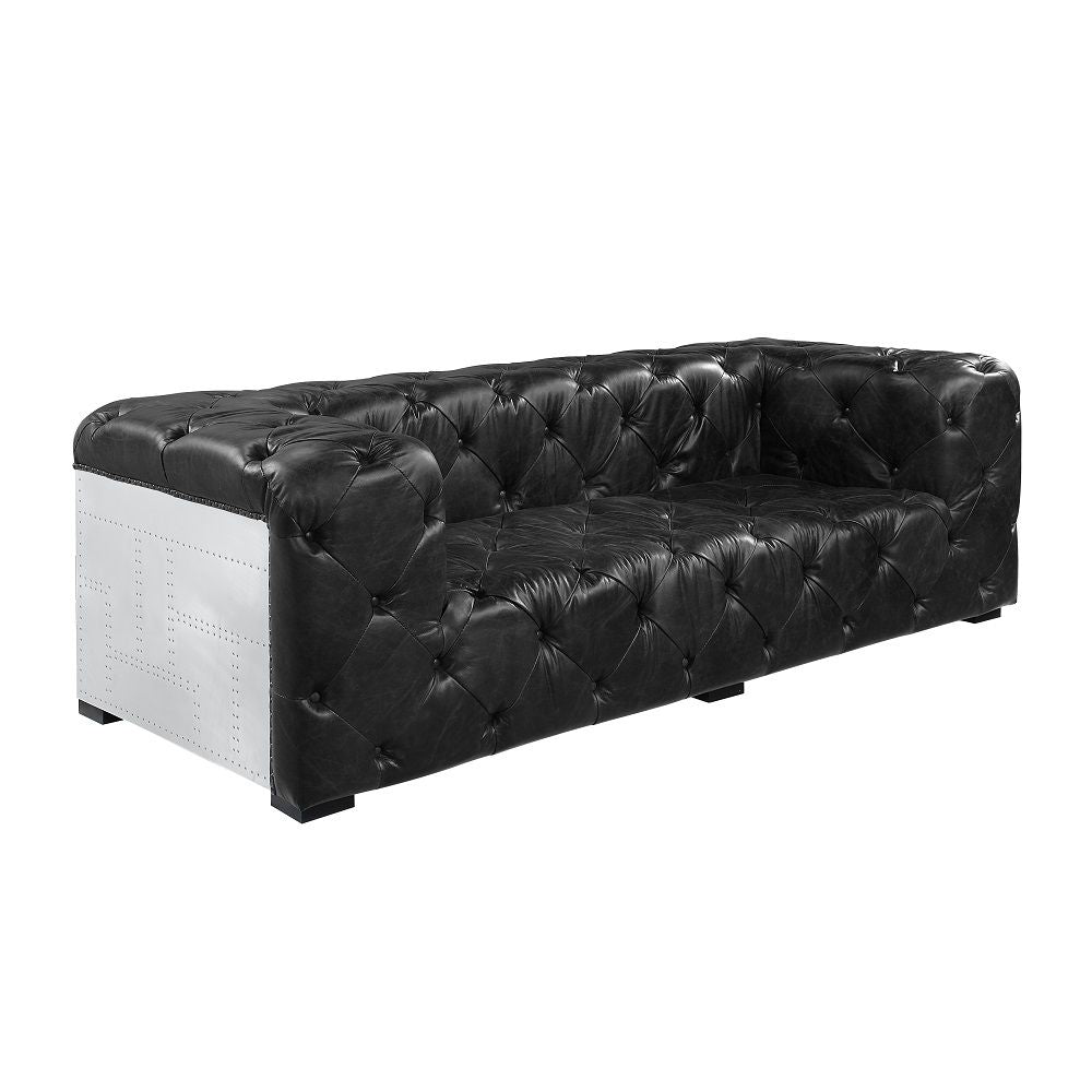 ACME Brancaster - Loveseat - Black | Meri Furniture