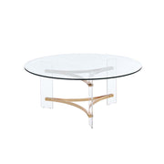 ACME Sosi - Coffee Table - Gold Finish | Meri Furniture