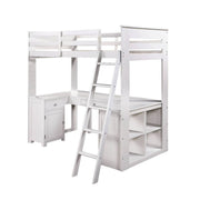 ACME Ambar - Loft Bed - Light Gray | Meri Furniture