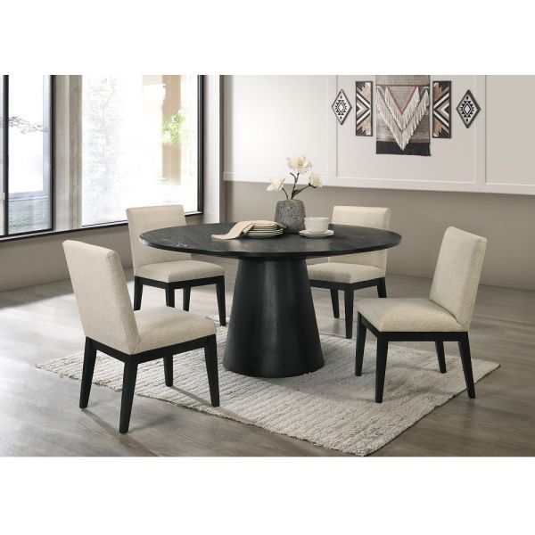 ACME Froja - Dining Table - Black | Meri Furniture