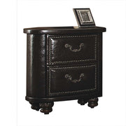ACME Varada - Nightstand - Vintage Espresso PU | Meri Furniture