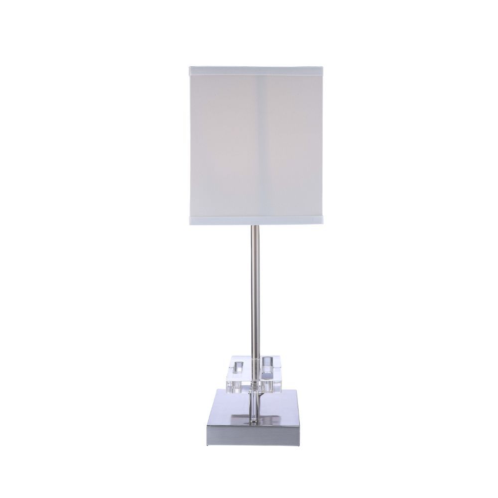 ACME Britt - Table Lamp - Sandy Nickel | Meri Furniture