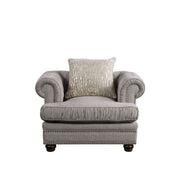ACME Gardenia - Chair - Gray Fabric | Meri Furniture
