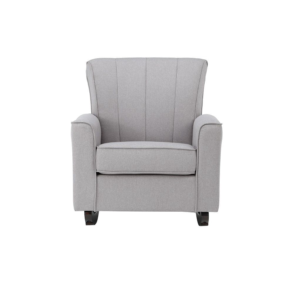 ACME Denzell - Rocking Chair - Light Gray | Meri Furniture