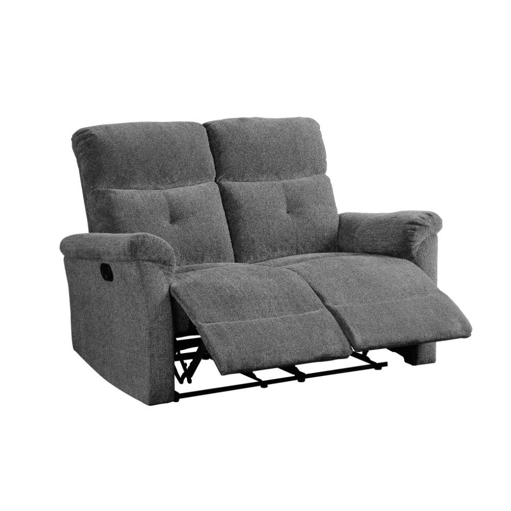 ACME Treyton - Loveseat - Gray Chenille | Meri Furniture