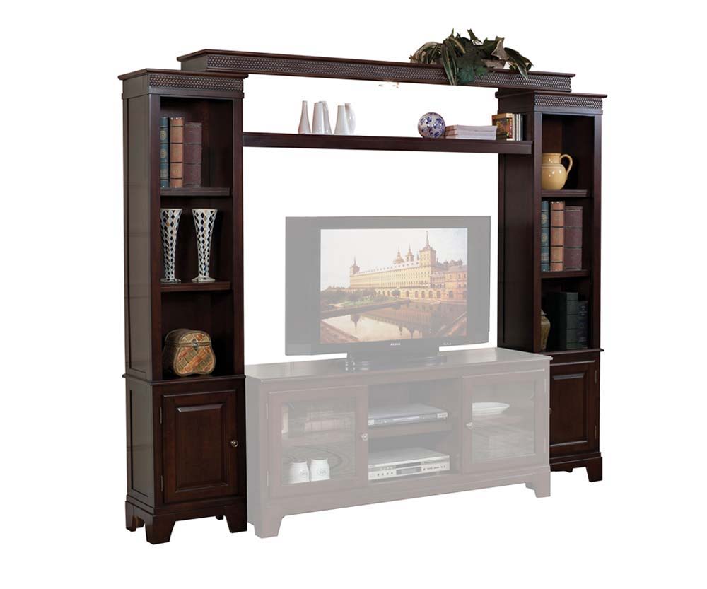 ACME Halden - Entertainment Center - Merlot | Meri Furniture