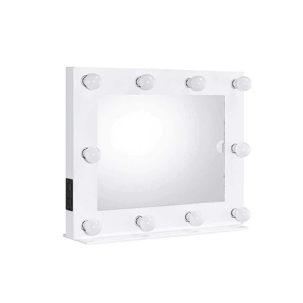 ACME Avery - Accent Mirror - White Finish | Meri Furniture