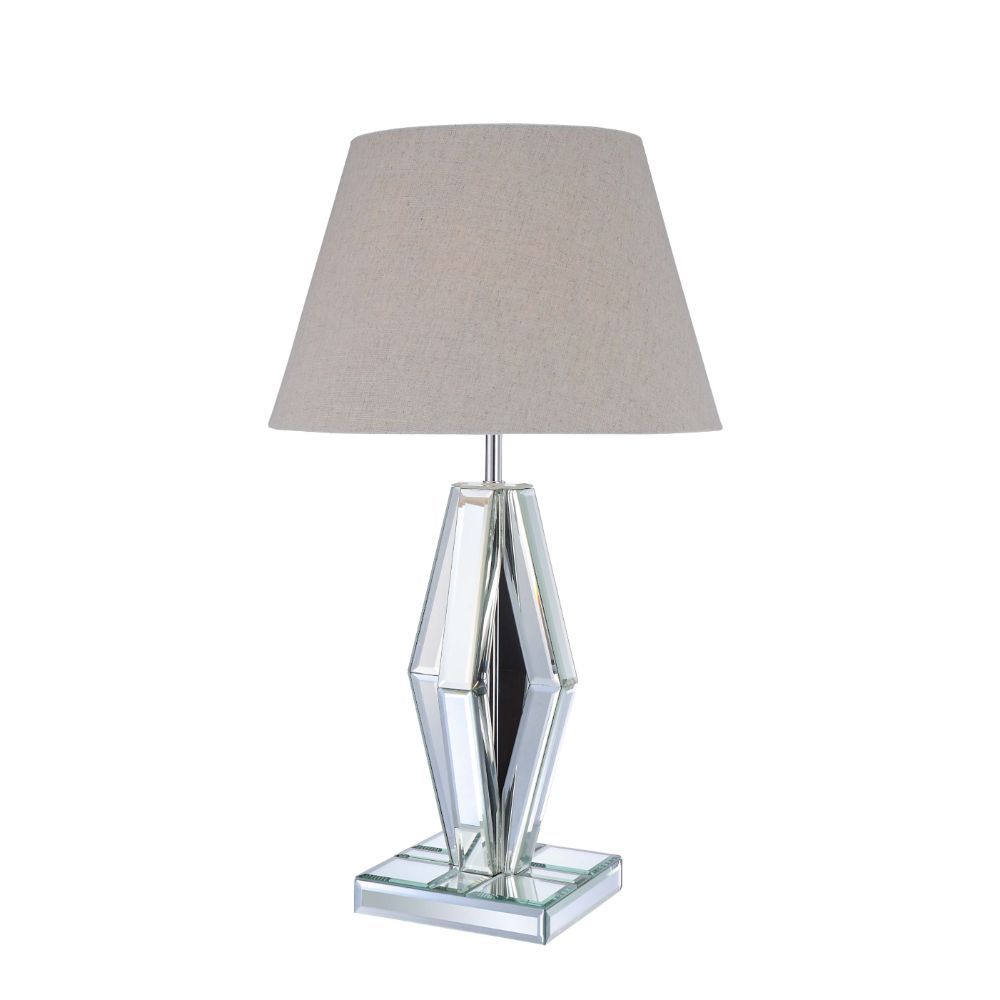 ACME Britt - Table Lamp - Mirrored & Chrome | Meri Furniture