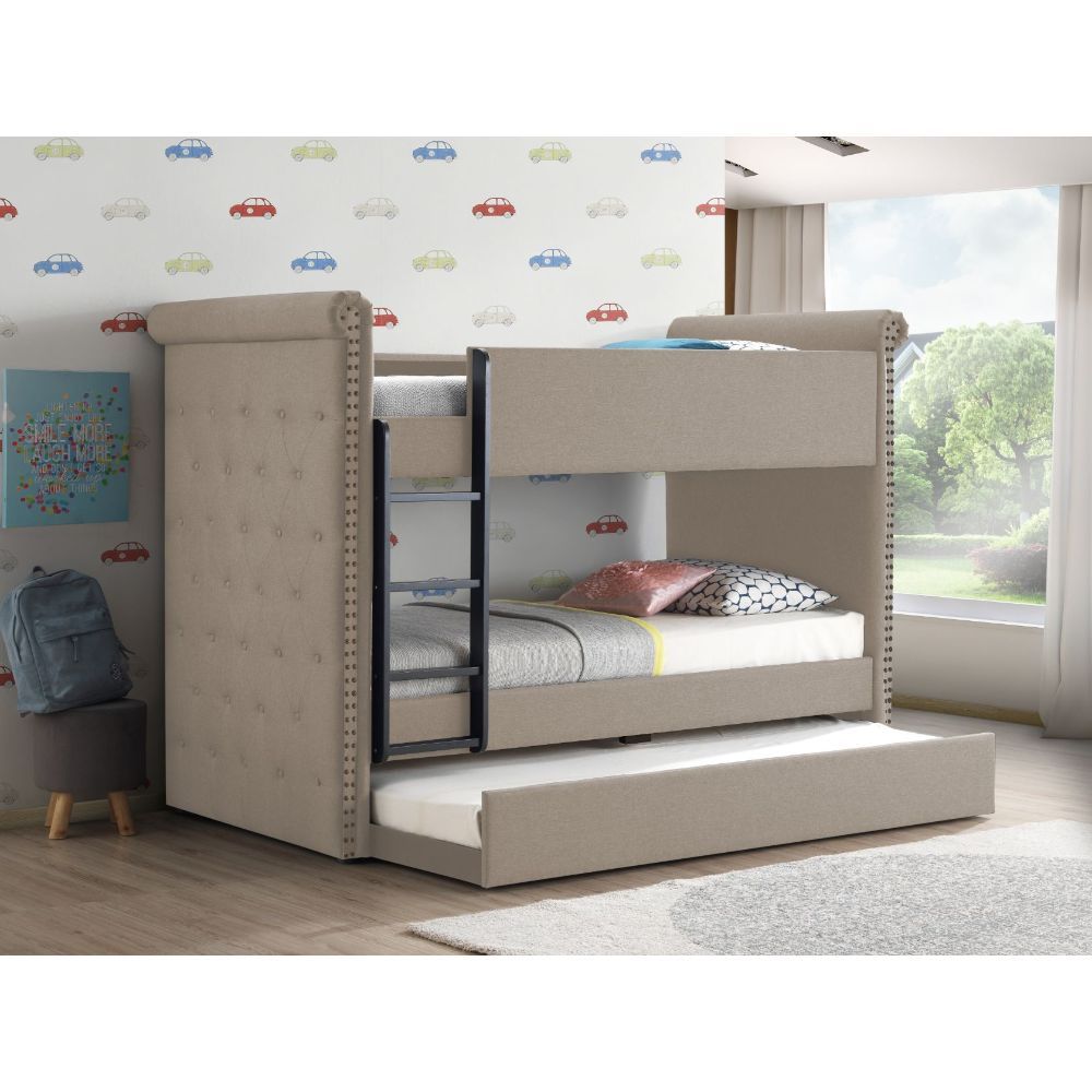 ACME Give your child's bedroom a convenient and stylish update with the Ramona II bunk bed. | Meri Furniture