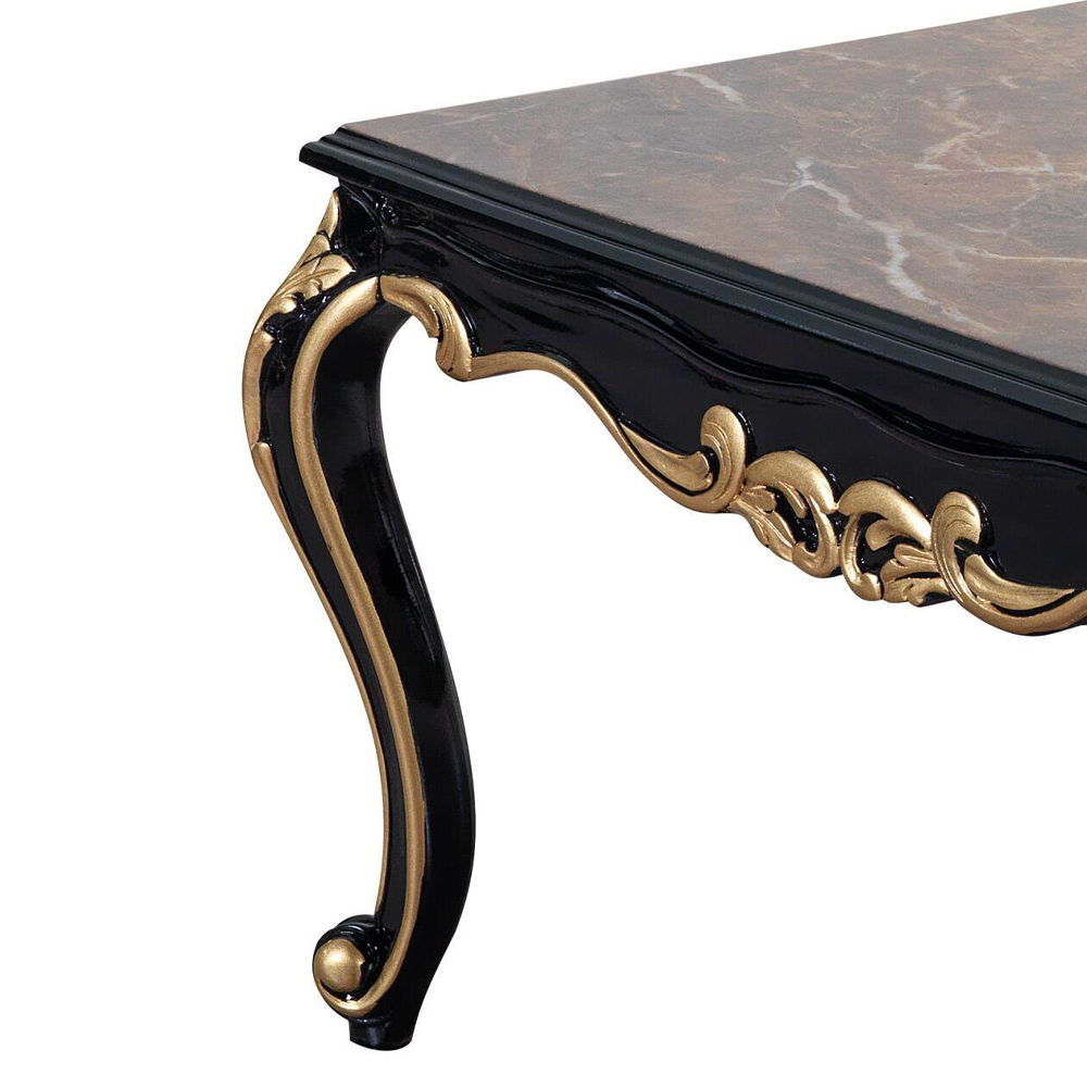 ACME Betria - Coffee Table - Gold & Black | Meri Furniture