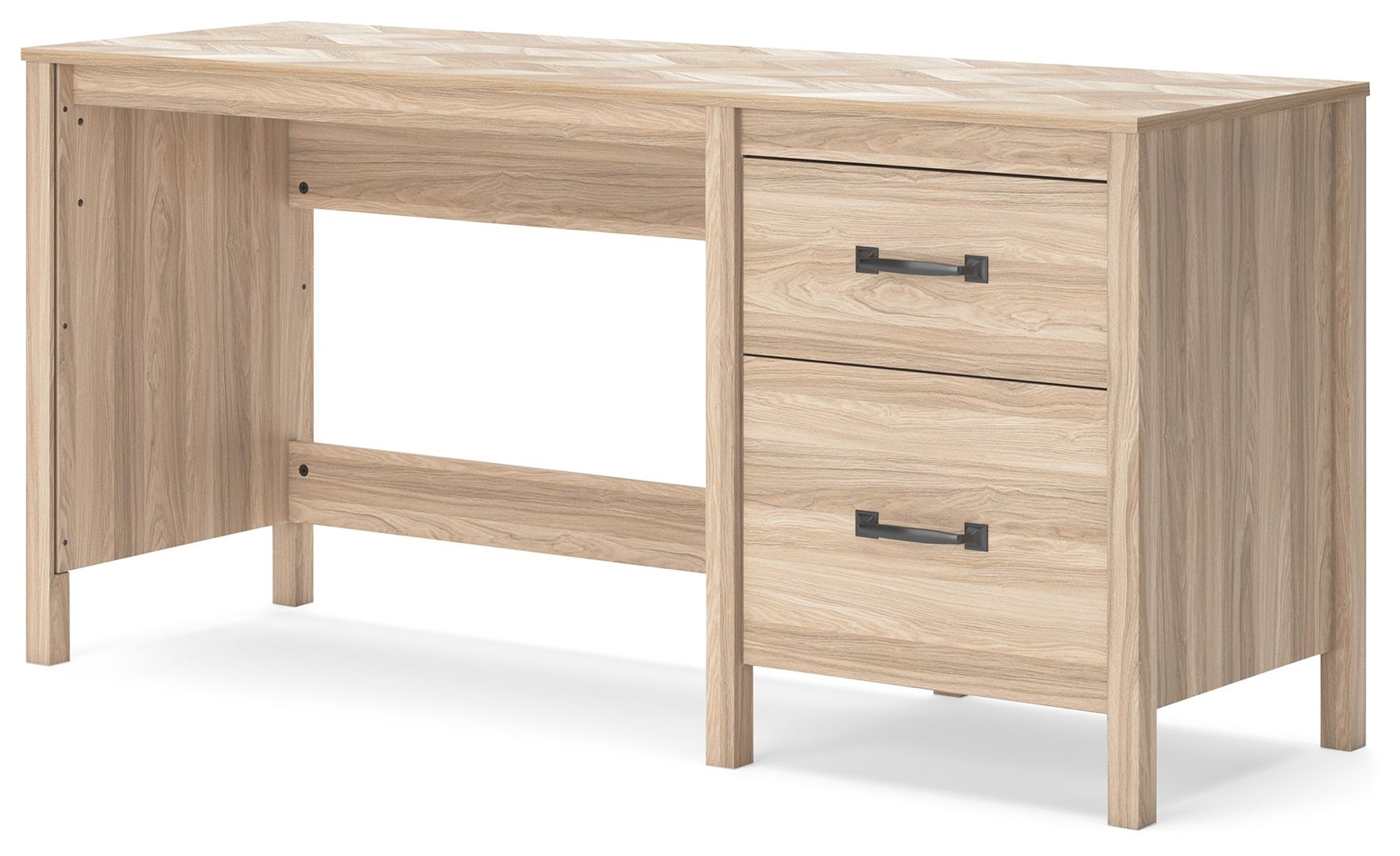 Signature Design by Ashley® Battelle - Tan - Home Office Desk | Meri Furniture