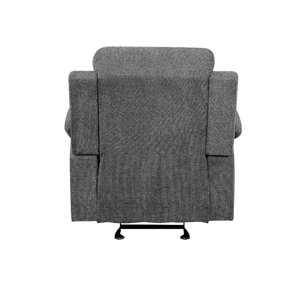 ACME Kalen - Glider Recliner - Gray Chenille | Meri Furniture